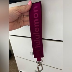 Lulu lemon keychain